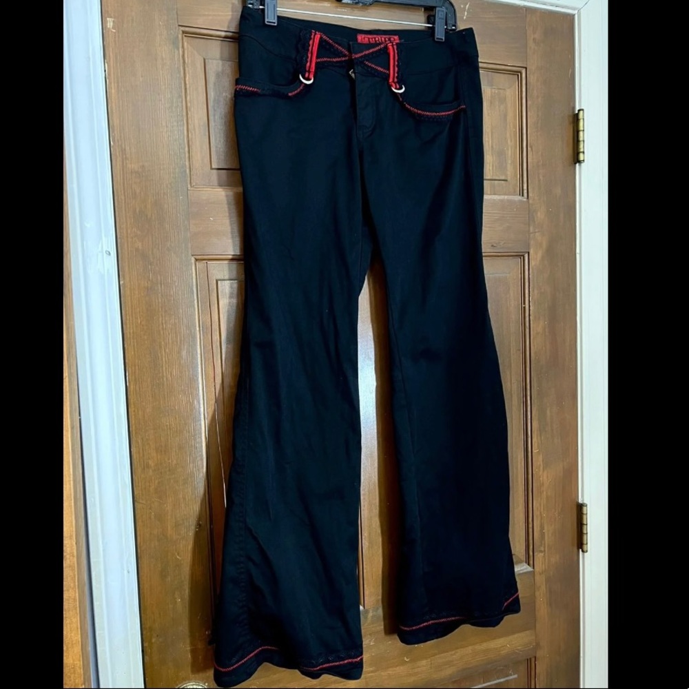Tripp Black and Red Pants Size 7